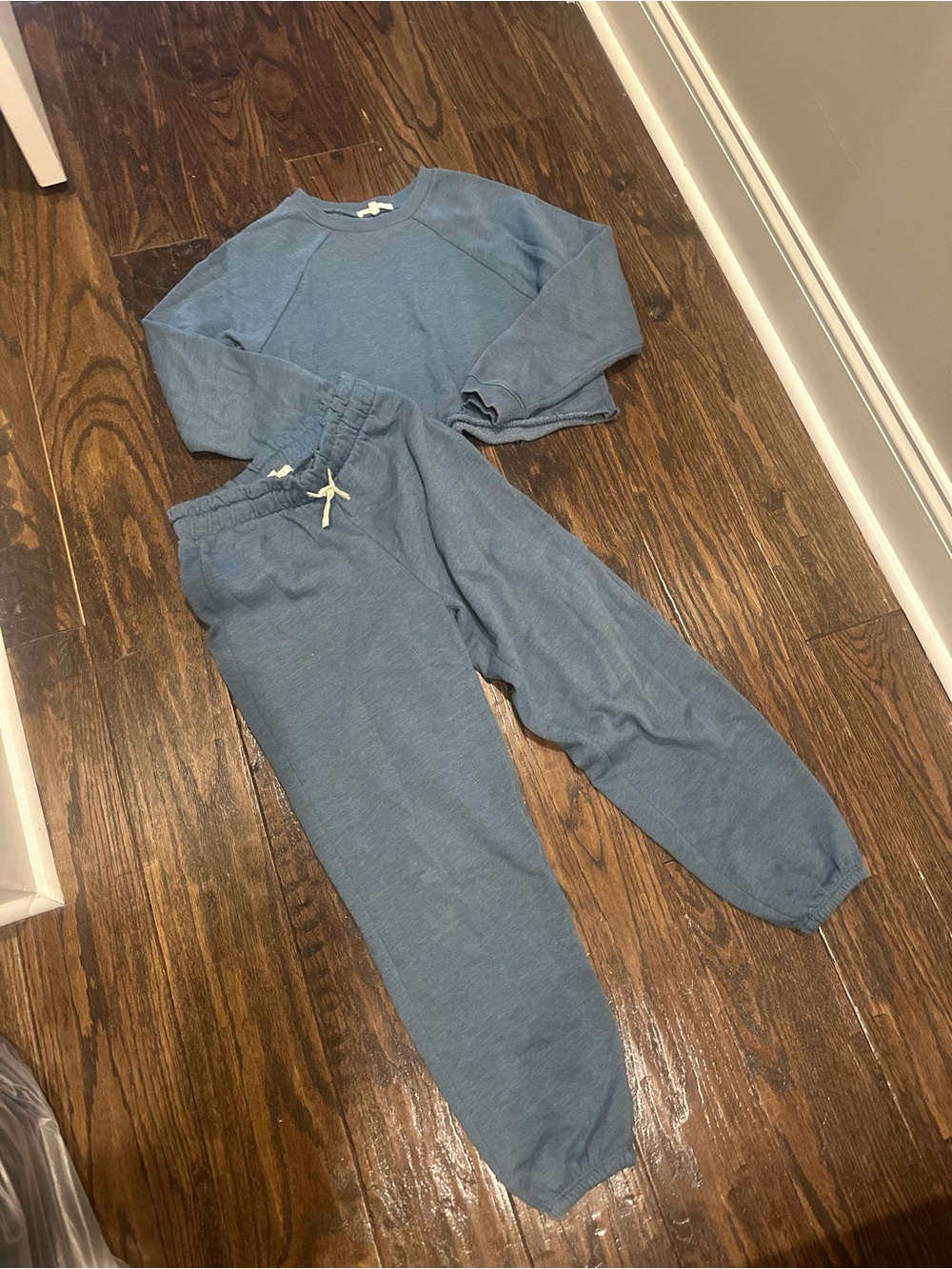 Z Supply Kids Blue Sweatshirt & Jogger Set